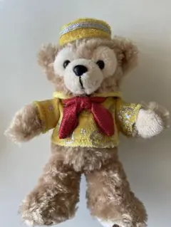 【ディズニー】ダッフィー　ぬいぐるみバッジ　美品　30周年記念