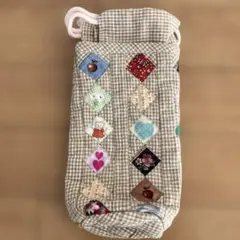 パッチワーク水筒カバー、ペットボトルホルダー