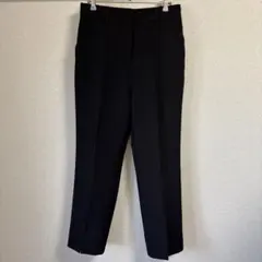 スラックス ブラック センタープレス スリット