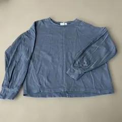 OPAQUE CLIP ブルーグレー 長袖　トレーナー　カットソー