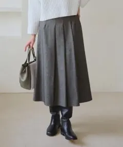 【新品】 ROPE’ PICNIC ロペピクニック チェック ロングスカート