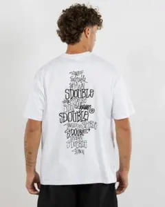 海外限定 S/Double エスダブル Tシャツ L ホワイトのサムネイル