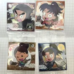 4枚セット 忍たま乱太郎 ウエハース ステッカー