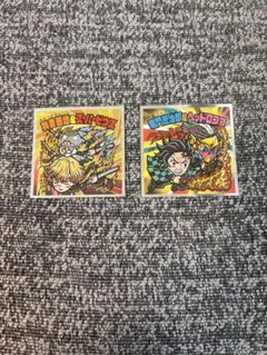 鬼滅の刃マンチョコ　無限城編　竈門炭治郎＆ヘッドロココ　シークレットシール