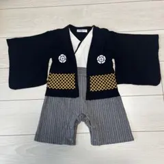 PUFF 2 KIDS 袴風ロンパース 80cm