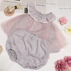 juo セットアップ くすみラベンダー