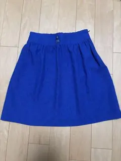 青色 フレアスカート Sサイズ　推し活　ブルー