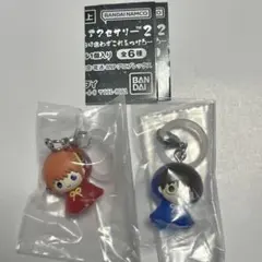 銀魂　めじるしアクセサリー2　2種　ガチャ　カプセルトイ