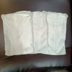 UNIQLO　ホワイト メッシュ シャツ 3枚セット　110