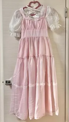 眞白ありす しまむらコラボ ジャンパースカート+ブラウスセット