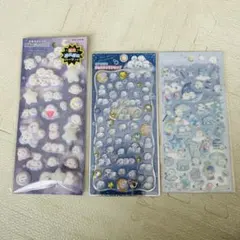 正規品‼️大人気❣️ シマエナガ　蓄光ぷにぷにシール　ジュエルプチドロップ シール