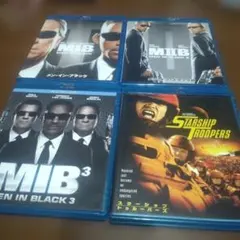 洋画Blu-rayセット　メン・イン・ブラックシリーズスターシップトゥルーパーズ