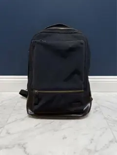 美品】TUMI ハリソン カメラバッグ レザー 2層式 ショルダーバッグ 黒