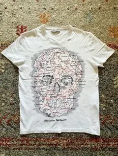 Alexander McQueen スカルプリント Tシャツ ホワイト Sのサムネイル