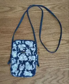 レスポートサック スマホショルダー キウイキウイブロック キウイ 刺繍 