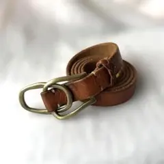 レザーベルト　ブラウン　茶色