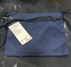 【無印良品】【新品未使用】ネイビー　撥水加工　サコッシュ