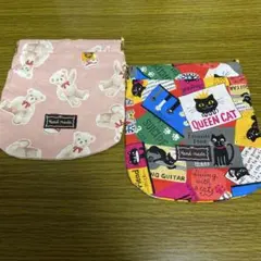 5点2222円♡組み合わせ変更可♡新品♡ハンドメイド♡バネ口ポーチセット