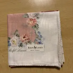 Ralph Lauren 花柄ハンカチ 100%コットン