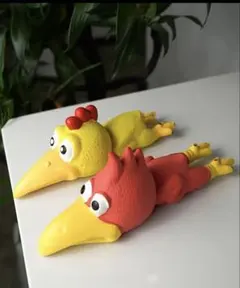 犬のおもちゃ　ラテックストイ　2羽セット