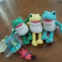 おとぼけケロピョンふんわり　3点他2点