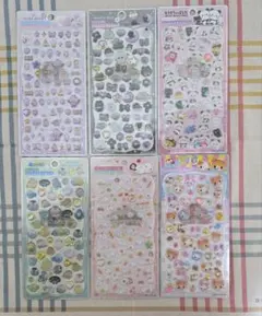 ジュエルプチドロップシール 6個セット