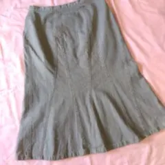 ピンクハウス/インゲボルク　デニムスカート　6枚ハギ　オールシーズン