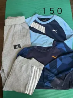 adidas ジャー ジ　Puma 長袖Tシャツ　セット 150