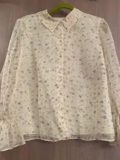 ウィルセレクション  花柄ブラウス