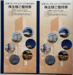 ★近鉄グループホールディングス　株主優待券　2冊　2026年12月31日まで★
