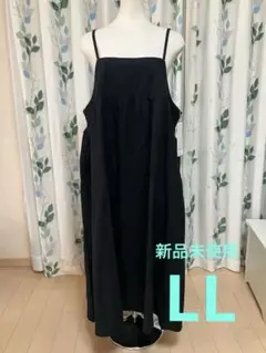 新品未使用タグ付き　ゆべしコラボ　キャミワンピース ギャザー切替ジャンスカ　LLのサムネイル
