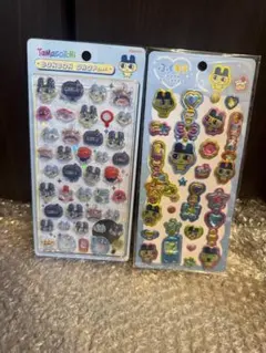 【正規品】ボンボンドロップシール　たまごっち　まめっち　ぷくきらチャーム　セット