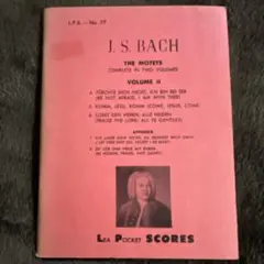 【J.S.バッハ】モテットVol.IIBWV228〜230他◎LEAミニスコア