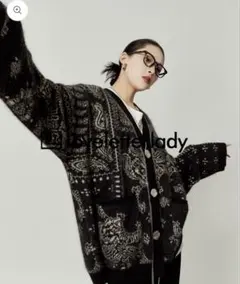 新品♡import♡ペイズリー柄オーバーサイズカーディガン♡オシャレデザイン