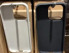 MUJI iPhone 15 Pro TPUケース ホワイト・ブラック