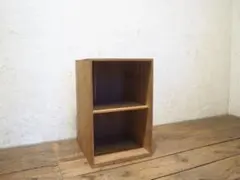 1214 杉の小ぶりな収納棚　飾り棚　ブックラック　小物入れ　古家具　レトロ
