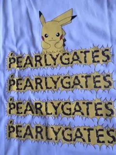 新品タグ付きPEARLY GATES ピカチュウ半袖シャツ5 - メルカリ