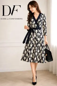 DVF ダイアンフォンファステンバーグ シルク ラップワンピース FARIBA