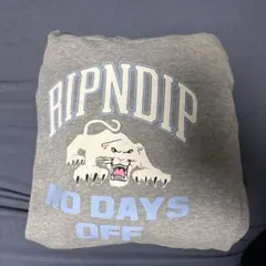 RIPNDIP グレー パーカー NO DAYS OFF