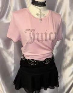 Juicy couture ピンク ロゴ ロンT ワンピース y2k 平成ギャルのサムネイル