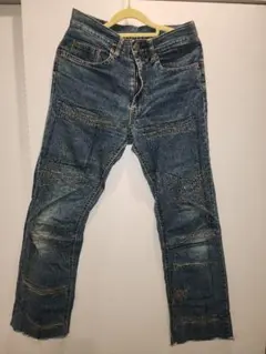 HYSTERIC GLAMOUR パッチワークストレートデニム