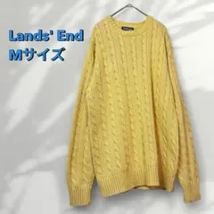 Lands' End メンズ　M コットン100% セーター　古着
