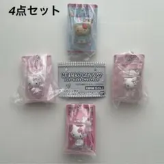新品★キティ パッケージミニチュアコレクション 日焼け 天使 他 4点セット