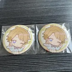 あんさんぶるスターズ　　　アニカフェ　鳴上嵐　缶バッジ2個セット