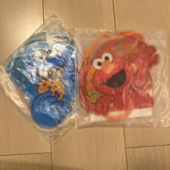 即購入OK 新品未開封、非売品 エルモ クッキーモンスターチケットホルダーセット