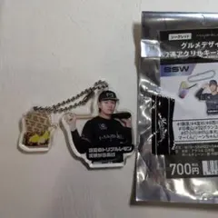千葉ロッテマリーンズ 山本大斗 グルメデザイン2連アクリルキーホルダー