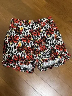 X-girl レオパード 花柄 ショートパンツ Sのサムネイル