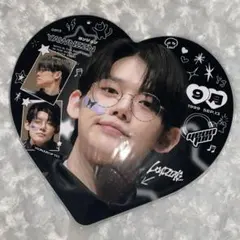 TXT ヨンジュン うちわ マスター ハートうちわ