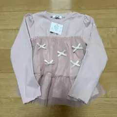SLAP SLIP リボン チュール トップス 120