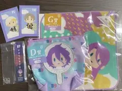 みんなのくじ 刀剣乱舞 御伴くじ 歌仙兼定ポーチ＆アクキー+蜂須賀虎徹+半券